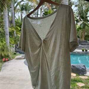 Olive Green Women's Top